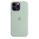 Силиконовый чехол MagSafe для iPhone 14 Pro, бирюзовый